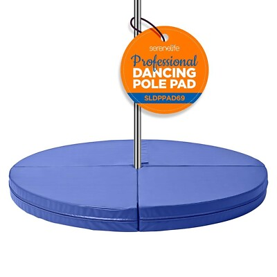 #ad SereneLife Professional Dancing Pole Pad 5 ft. x 4.7” Durable Foldable $257.99