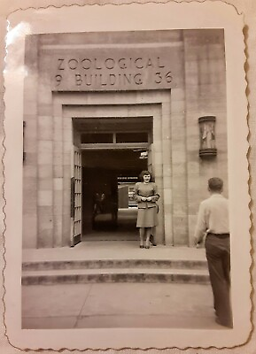 #ad Vintage Old 1940#x27;s Photo of the Lake Como Zoo Entrance St Paul Minnesota 💥 $7.50
