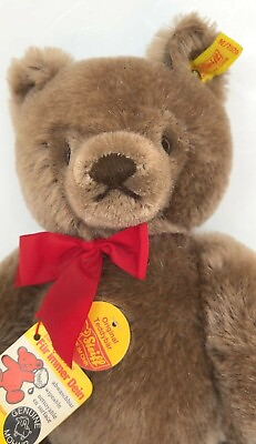 #ad Steiff Original Teddy Bear Plush 0202 36 West Germany 13quot; Tall Signed Jointed $127.88