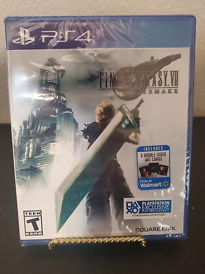 #ad Final Fantasy VII 7 Remake PS4 Playstation 4 New Sealed WALMART ART CARDS $39.95