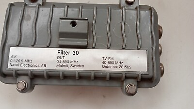 #ad Naval Electric Filter 30 Combining Diplex FREE SHIPPING $401.06