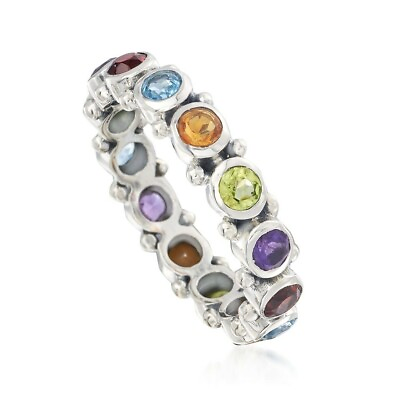 #ad Multicolor Cubic Zircon Party Ring Fashion Women 925 Silver Jewelry Sz 6 10 C $3.10