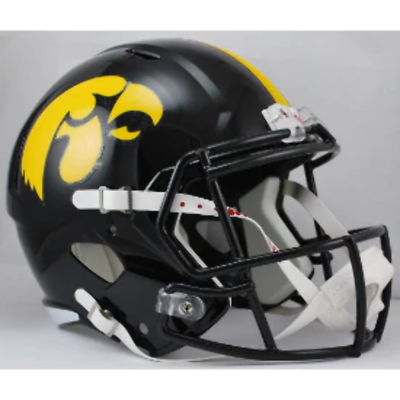#ad Iowa Hawkeyes Full Size Speed Replica Football Helmet NCAA. $134.99