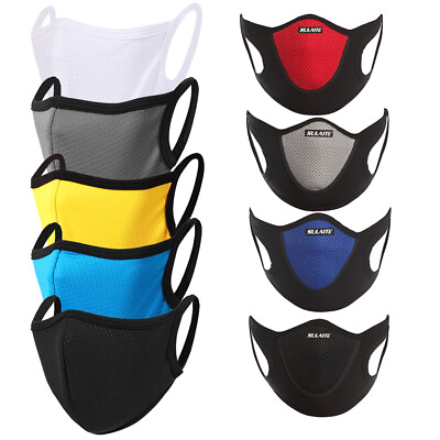 #ad Breathable Face Mask Reusable Washable Cover Soft Cloth Mask For Men Women Adult $4.99