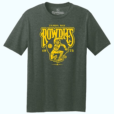#ad Tampa Bay Rowdies 1975 Logo NASL Soccer TRI BLEND Tee Shirt $22.00