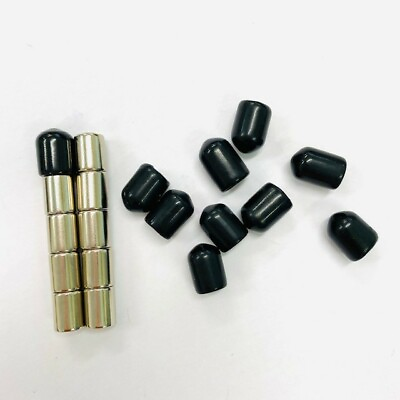 #ad 10X Neo Push Pin Magnets with Reusable BLACK Caps Fridge Whiteboard Hold Memo AU $26.89