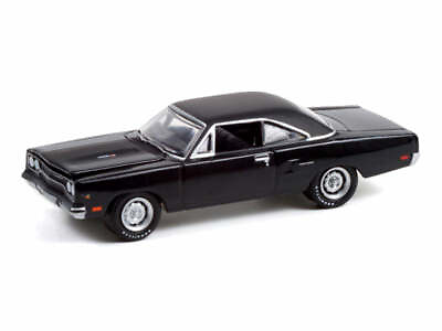 #ad #ad 1970 Plymouth Road Runner Black Diecast 1:64 Scale Model Car Greenlight 37240C $12.95