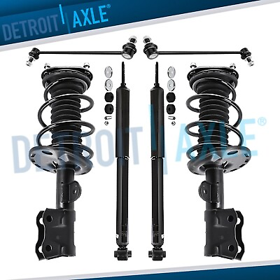 #ad Front Struts w Coil Spring Rear Shocks Sway Bar Links for Toyota Prius Plug In $204.00