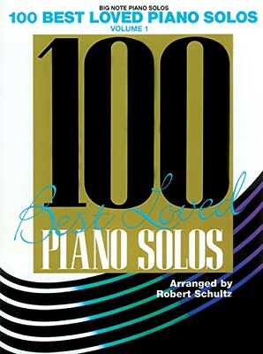 #ad 100 Best Loved Piano Solos Vol 1 Big Note Piano Solos $4.61