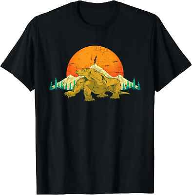 #ad HOT Sunset Wild Reptile Animal Wildlife Indonesia Komodo Dragon T Shirt S 5XL $9.99