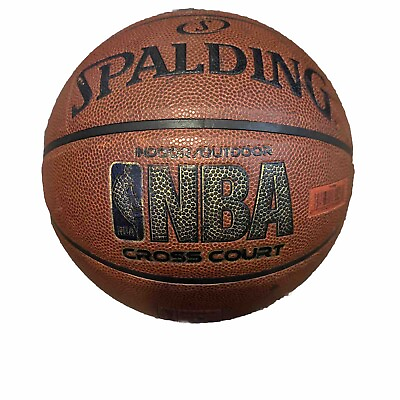 #ad #ad Spalding Indoor Outdoor NBA Cross Court Indoor Outdoor 28.5 Basketball Size 6 $25.99
