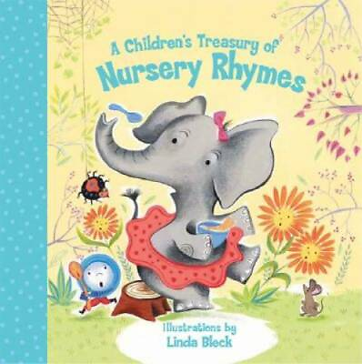 #ad A Children#x27;s Treasury of Nursery Rhymes Board book By Bleck Linda GOOD $3.98