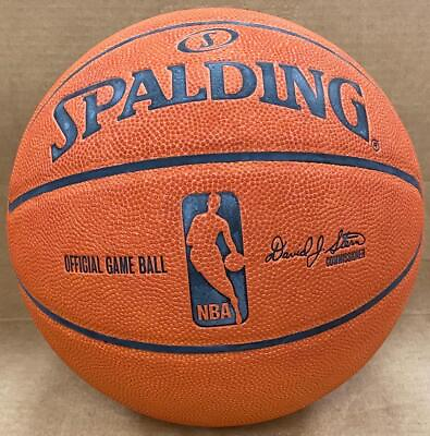 SPALDING NBA OFFICIAL GAME BALL COMMISSIONER DAVID J. PREOWNED. $150.00