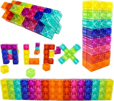 #ad #ad Translucent DigitBlocks 48 Pcs Magnetic Building Blocks Sensory Toys for Kids $33.99