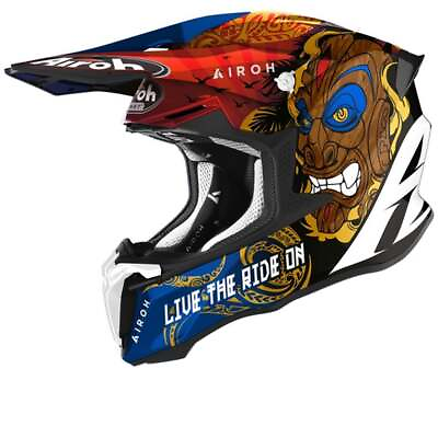 #ad Airoh Twist 2.0 Tiki Gloss Helmet Offroad Helmet New Fast Shipping $115.57