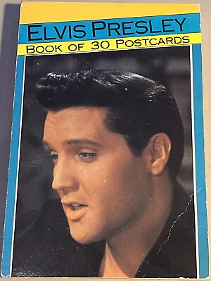 #ad Elvis Presley Book Of 30 Postcards 1992 Magna Books England Complete $19.99