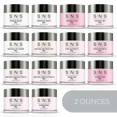 #ad SNS Dipping Powder Pink And White Collection Size: 2oz $17.99