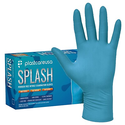 #ad Blue Nitrile Exam Gloves Various Sizes Powder amp; Latex Free Medical Grade $59.99