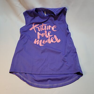 #ad Champion Girls Large 10 12 Purple Pink Future Role Model Shirt T Shirt $9.89