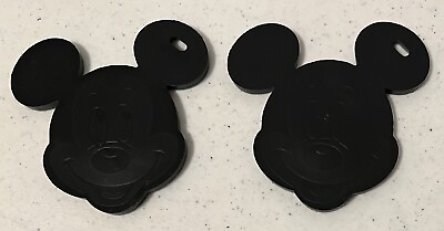 #ad 2 Disney Balloon Weights Mickey Mouse Black $2.95