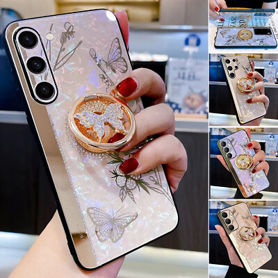 #ad Bling Cute Butterfly Stand Case Cover for Samsung A15 S24 S23 Ultra A14 A54 5G $9.95