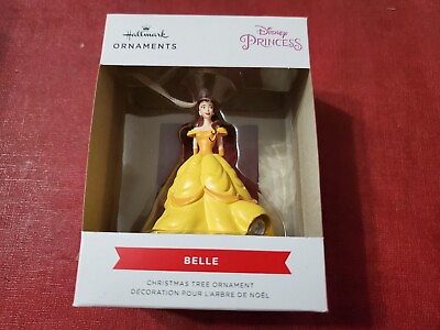 #ad Hallmark Ornaments Disney Princess Belle Christmas Tree Ornament 3HCM0809 $8.51