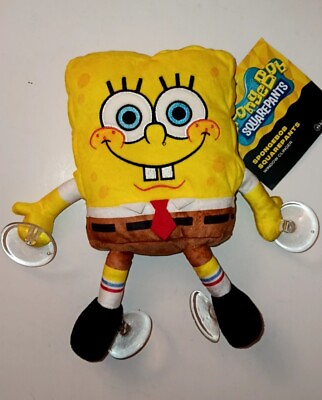 #ad Nickelodeon Spongebob Squarepants Suction Cup Window Clinger 9quot; Plush Kidrobot $9.95