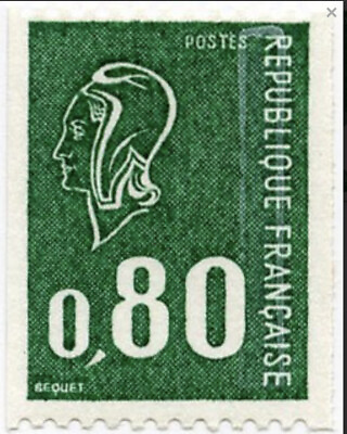 #ad France #YT1894 MNH 1976 Marianne de Béquet Engraved Coil 1 PH 1497 $2.45