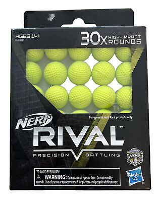 #ad NERF RIVAL EDGE SERIES 30x HIGH IMPACT ROUNDS BALLS BRAND NEW $9.90