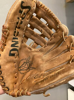 #ad Vintage Carl Yastrzemski Baseball Glove 42 5375 RHT Advisory Staff Spalding $19.95