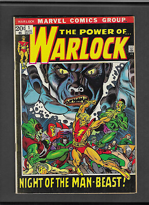 #ad Warlock #1 1972 series Very Fine 8.0 $63.72