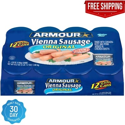 #ad 12 Cans Armour Original Vienna Sausage 4.6 oz $8.26