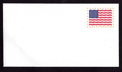 #ad 2020 US Forever Flag Entire Envelope. SC #U700 Size 6 1 2 x 3 5 8quot; PeelnStick $1.50
