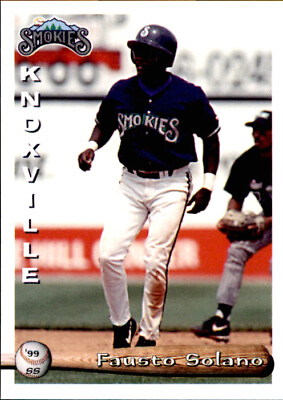 #ad 1999 Knoxville Smokies Grandstand #23 Fausto Solano Dominican Republic DR Card $12.99