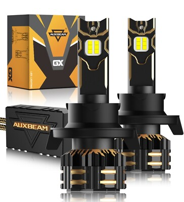#ad AUXBEAM GX 120W 110W 70W H13 9008 LED Headlight Bulbs Hi Low Beam Super Bright $28.99