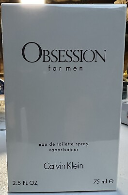 #ad Calvin Klein Obsession for Men Eau de Toilette 2.5 Oz New in Box $17.90