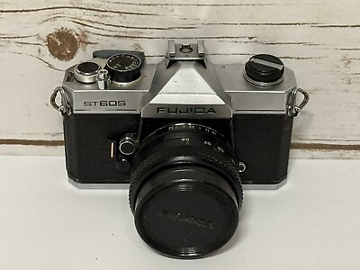 #ad Fujica ST605 Vintage Manual SLR Camera amp; Fujinon 1:2.2 55mm Lens $45.00