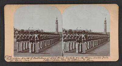 #ad Exhibition drill of battalion of West Point cadets on the plaza Wo Old Photo AU $9.00