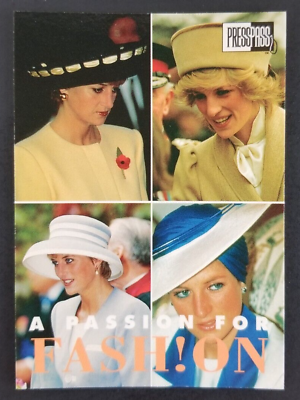 #ad Princess Diana 1993 Nice Hats Royal Family Card #74 NM $4.95