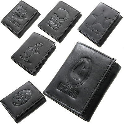 #ad Brand New NFL Team Black Tri Fold Leather Wallet Pick Your Favorite NFL Team $15.95