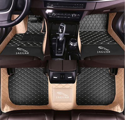 #ad Car Floor Mats For Jaguar All Models Carpets Waterproof Auto Rugs Cargo Liners $75.99
