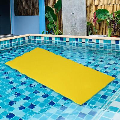 #ad Water Float Mat Relaxing Water Recreation Water Blanket Unsinkable Mattress $63.23