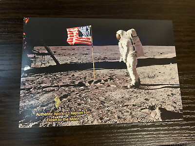 #ad Apollo 11 Kapton Foil Relic Piece NASA Moon Armstrong Buzz Aldrin Space $39.00