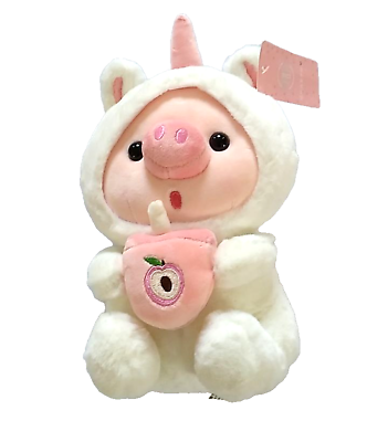 #ad Pig Unicorn Plush Cuddly Pink amp; White Plush Doll For Babies And Children $12.00