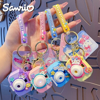 #ad Sanrio camera projectable Hello Kitty Kuromi My Melody Cinnamoroll keychain $7.99