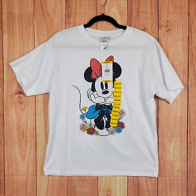 #ad Disney Womens Minnie Mouse Shirt Sz M Medium NEW NWT $12.02