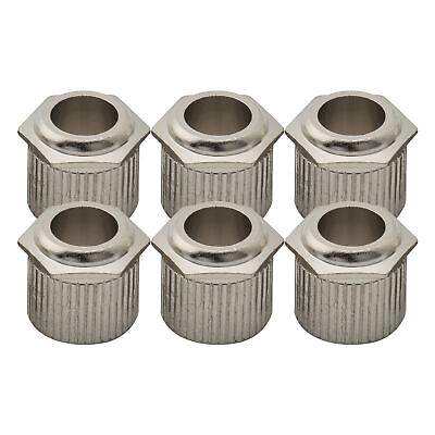 #ad Musiclily Ultra 6Pcs Nickel Brass Hex Vintage 6mm to Modern 10mm Guitar Bushings $9.30