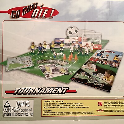 #ad Go Goal Ole Tournament ©️2004 2005 Mamp;C Toy Centre LTD NOSNRFB Rare Find $89.98