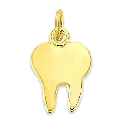 #ad Solid Gold Tooth Charm Available in 10k or 14k Gold Dental Graduation Gifts $35.99