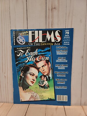 #ad Films of the Golden Age Magazine #79 Winter 2014 2015 To Each His Own $7.96